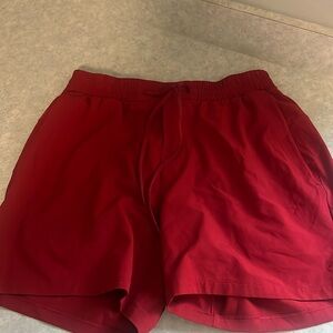 NWOT 🍋 Lululemon Red Channel Cross Swimshort 5” Size Medium